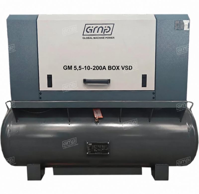 Винтовой компрессор GMP GM 5,5-10-200A BOX VSD